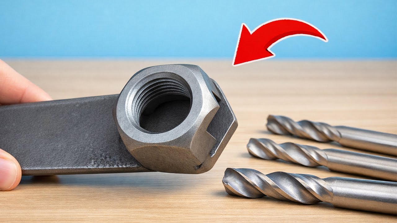 Как быстро и точно заточить сверла с помощью болта – метод, о котором не знает 99% людей!