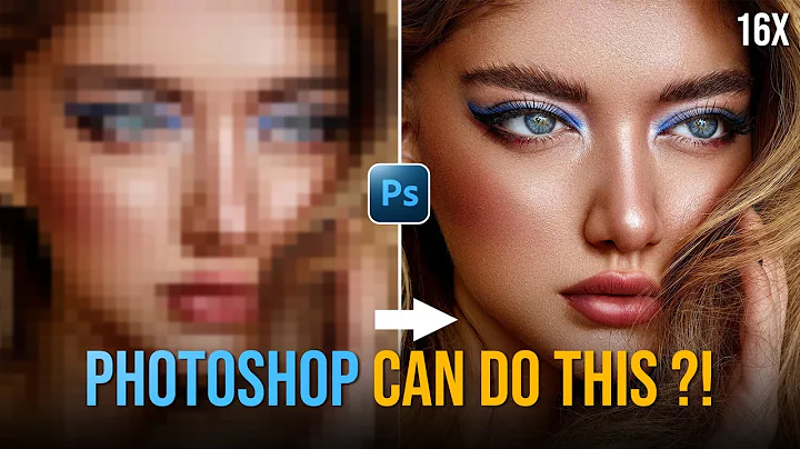 Photoshop Upscale Trick You Didn’t Know! | Boost Image Quality Up to 16X