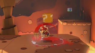 Redpepper Crater (100% Colorization Guide) - Paper Mario: Color Splash Walkthrough