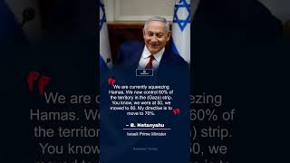 Netanyahu Orders Israeli Military to Seize 70 Percent of Gaza Strip