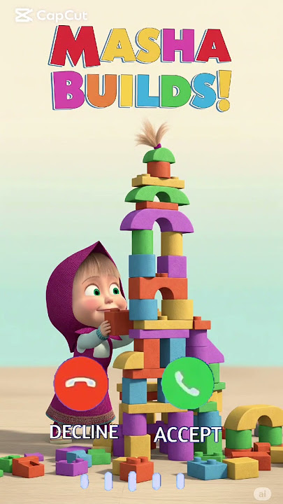 Masha's daily ringtone 😂 #masha #calling #funny #shorts #iphoneringtone #trending #cartoon