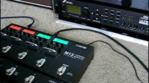 Line 6 M13 looping DJ Shadow