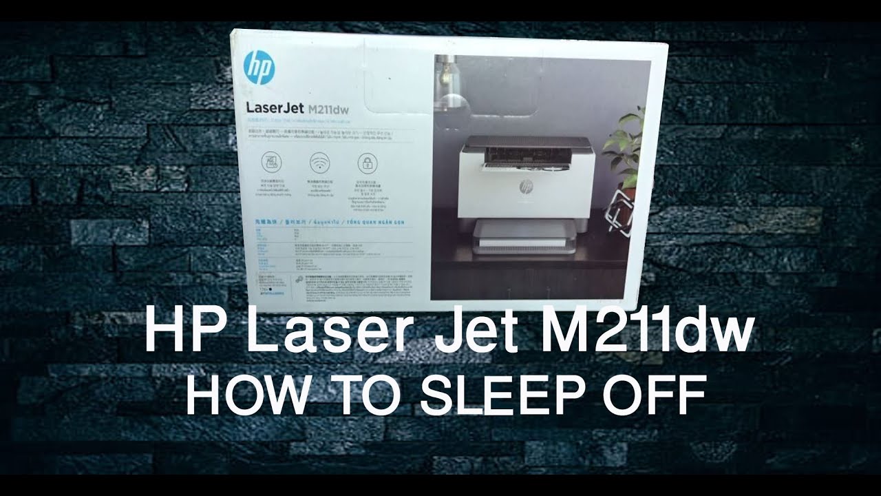 how to sleep mode and auto shutdown off hp Laserjet M211dw YouTube