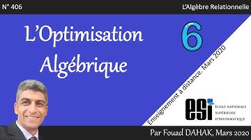 Algèbre Relationnelle : Optimisation Algébrique des Requêtes