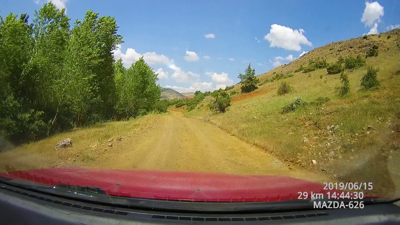 Elbistan Tapkırankale köyü araç kamerasından