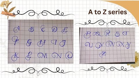 unique hand lettering Alphabet fonts// and comment your BEAUTIFUL names 😍😍