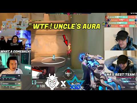 19 Minutes of Streamers Reacts to G2 vs XLG INSANE Moments in Esports World Cup 2026