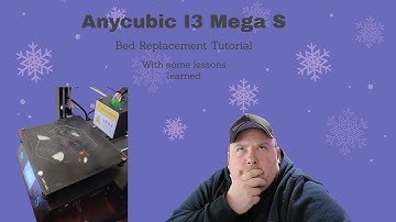 Anycubic I3 Mega S 3D Printer Bed Replacement, Ultrabase Glass Bed
