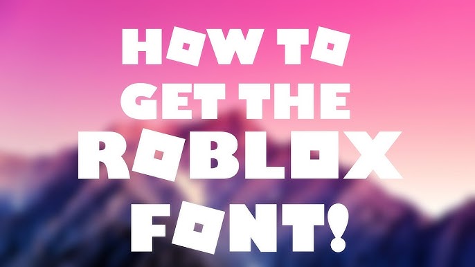 ROBLOX Font - 2022 / ReclusionsHD by ReclusionsHD on DeviantArt