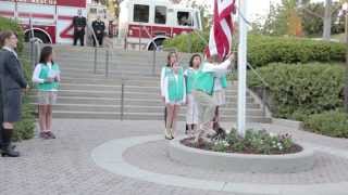 Hoover Library Veterans Week 2014 - Flag Folding Ceremony