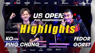 Highlights | Chung kết Fedor Gorst vs Ko Ping Chung | Giải billiards US Open Pool Championship 2023