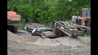 'Rescuing a lowboy trailer from a junkyard - 1998 Witzco Challenger RG-50