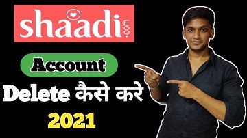 how to delete shadi.com account