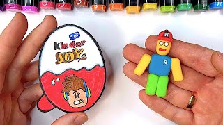 DIY ROBLOX Kinder Joy Paper Craft / How to Make / Easy Paper Craft Ideas