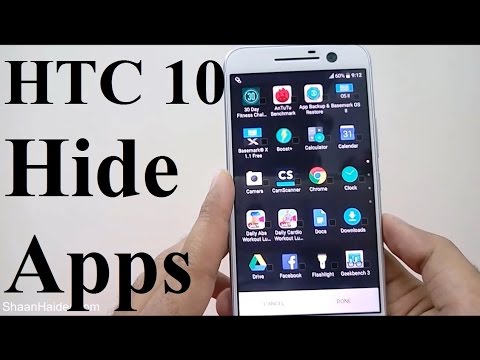 How to Hide Apps on HTC 10, One M8, A9, M9, M9+ or ANY HTC Smartphone