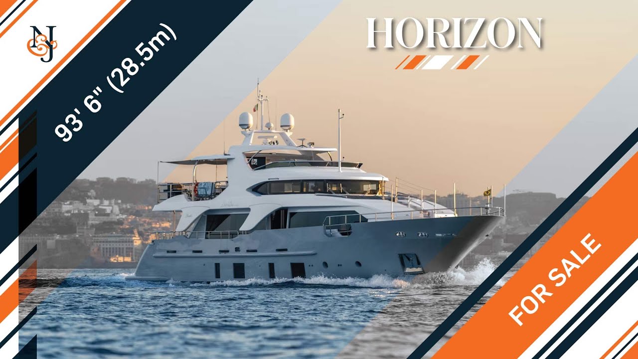 M/Y HORIZON for Sale | 93' 6" (28.5m) Benetti Yacht