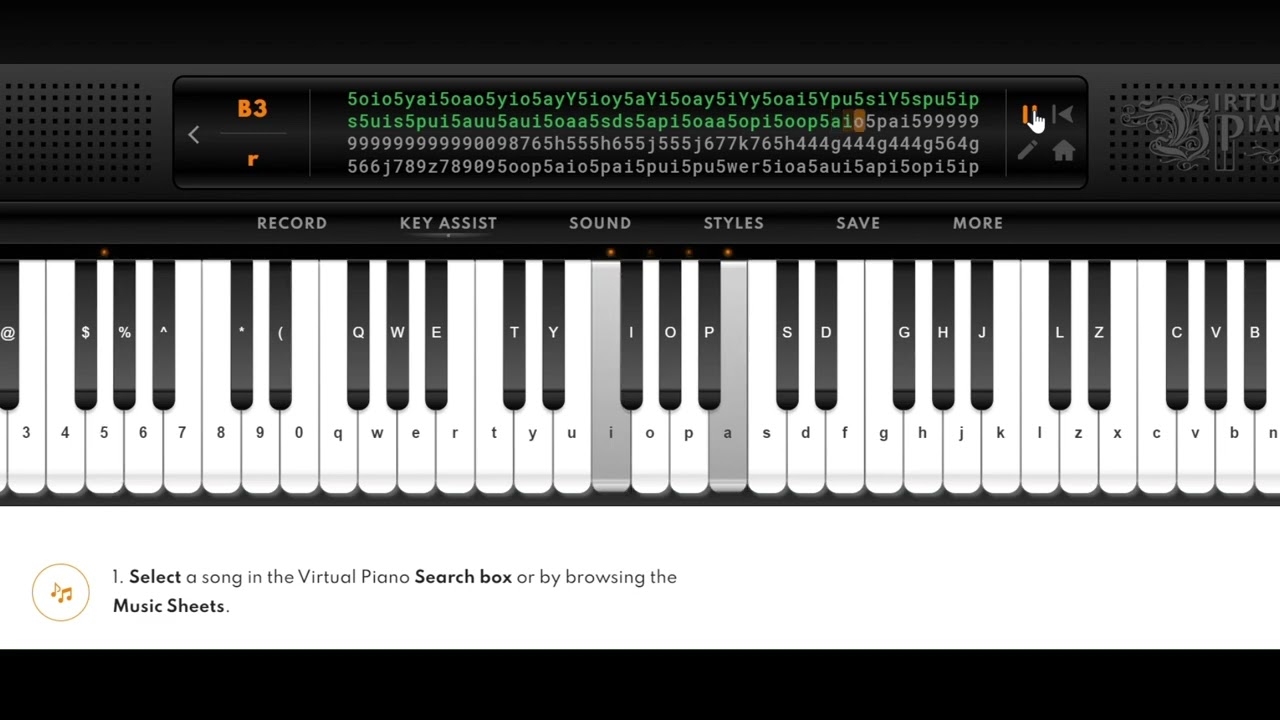 I made music by messing around on virtualpiano.net