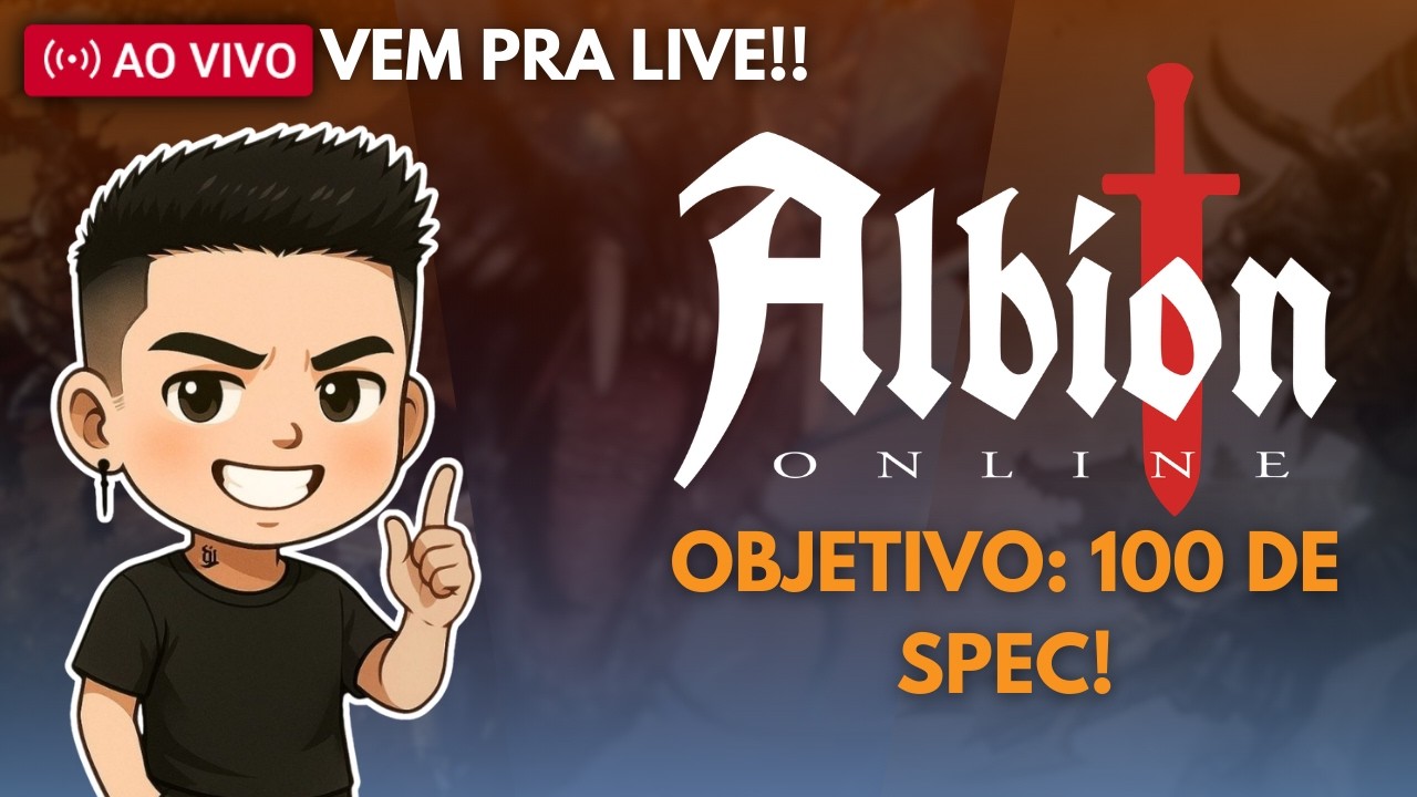 [Me ajuda a bater 1k?] Hoje vamos pegar 100 de spec de arma! | Albion Online