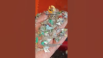 Separation of PET and PVC#sortingmachine #sorting