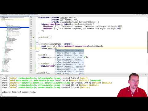 Building a Angular4+ Web App | S4P94 | Refactoring code and creating isInvalid method