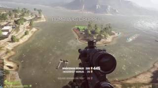 INSANE Battlefield 4 parachute head shot from 295m!