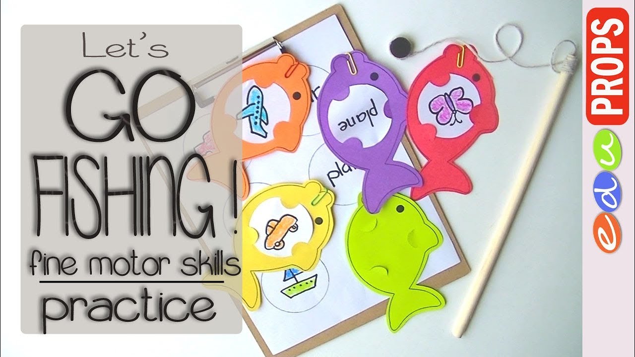 FISHING GAME_ Fine Motor Skills Interactive Activity Ideas for