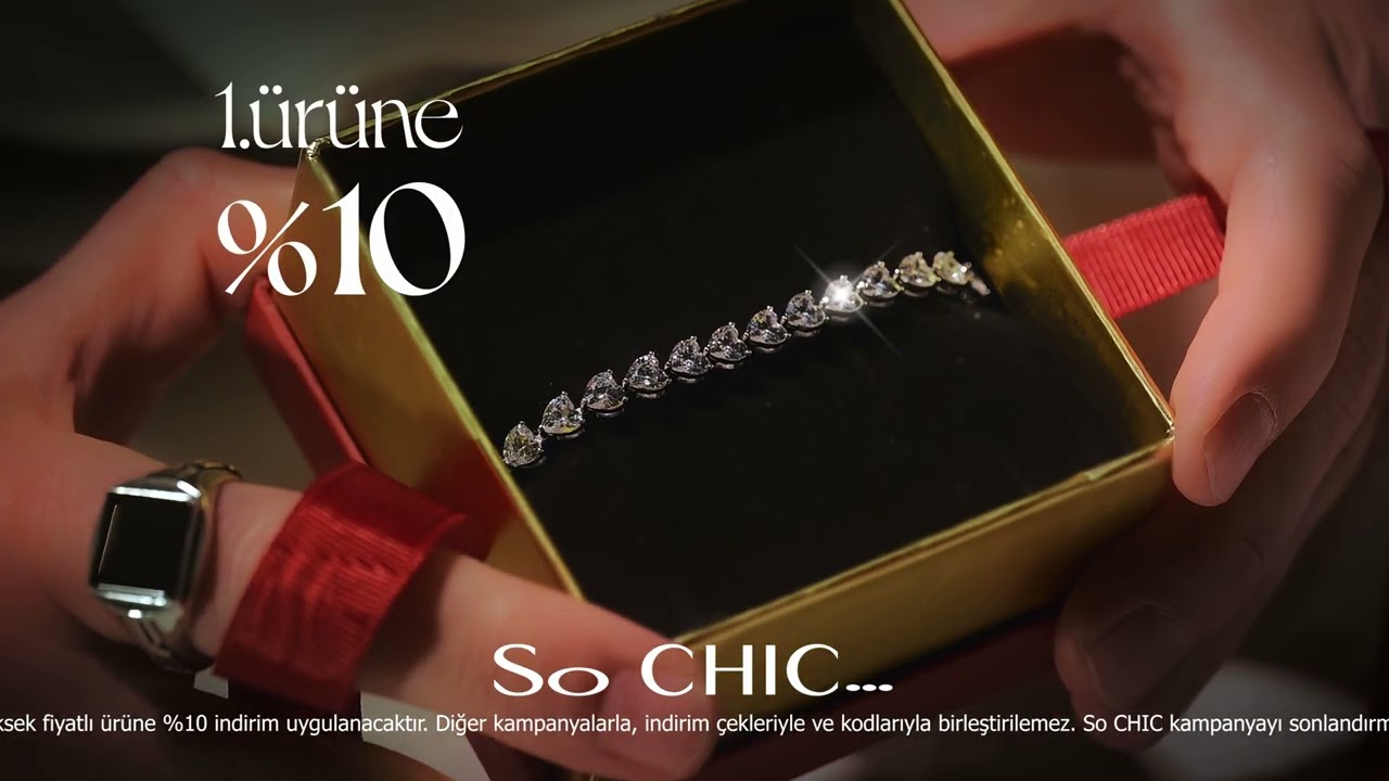 Çok Chic Aşk, 14 Şubat'ta! 1. Ürüne %10, 2. ürüne %30 İNDİRİM!