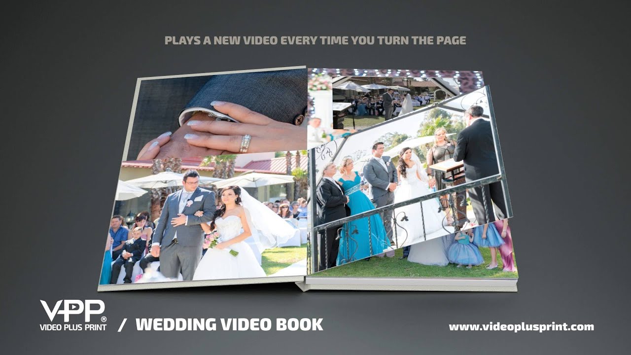 7" IPS HD LCD Wedding Video Book