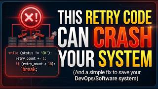 Why Your Retry Logic is Killing Your Production #devops #systemdesign #cloud #backend #sre