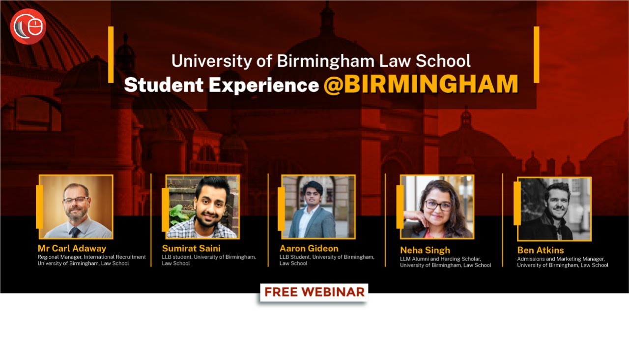 Law Students sharing their LLM experience at Birmingham University