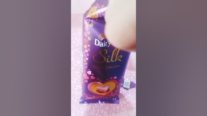 New Dairy Milk Silk heart blush review,has a bit strawberry flavor#shorts  #valentinesday#chocolate
