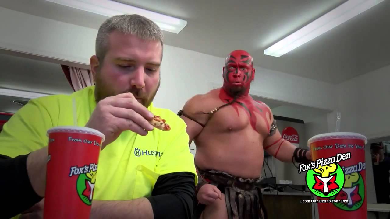 Bloodbound Warriors Fox's Pizza Den Commercial