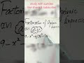 factorization of|| algebraic expression||question solution#algebraicexpression