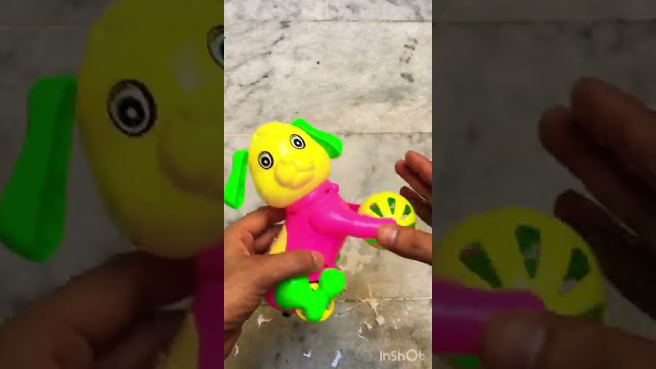 Review Plastic Dog Toy shorts | Plastic Animals toy | satisfying toys ideas