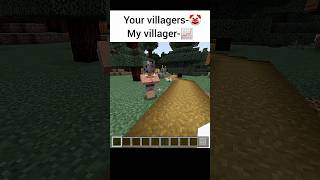 minecraft but my villagers are smart 🤓👍🏻🙂 #minecraft