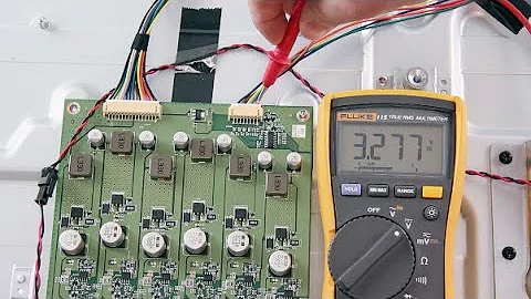 Vizio D650I-B2 LED TV No Backlights - Voltage Test Troubleshoot LEDs & Power Supply & LED Driver
