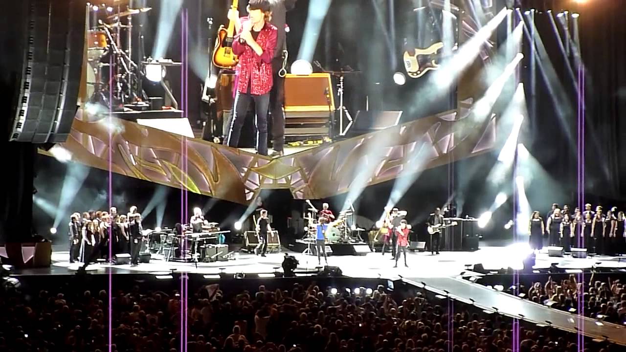 2015-05-30 Rolling Stones Mick Jagger thanks OU Singers