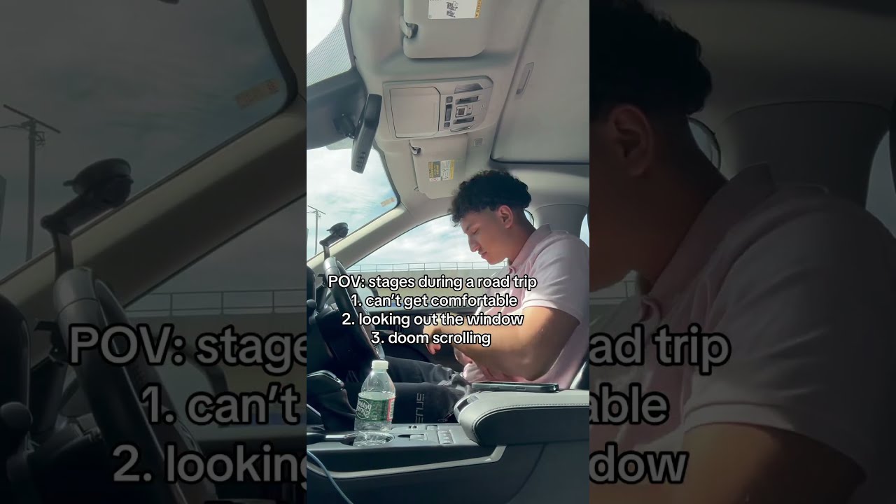 Stages Of Being In A Road Trip 