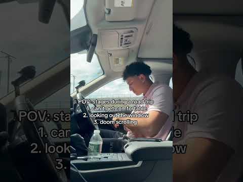 Stages Of Being In A Road Trip
