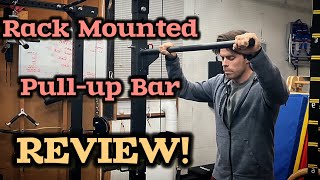 Titan Fitness Rack Mounted Youth Pull-up Bar REVIEW! Garage Gym Equipment