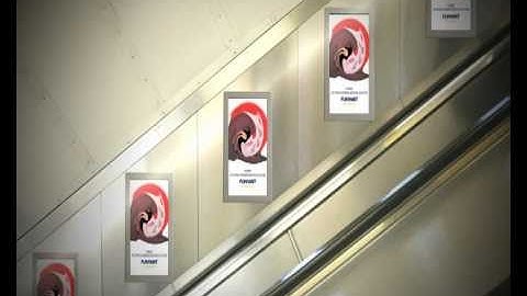 Digital Escalator Panel Animation