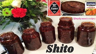QUICK GHANA BLACK SHITO You can enjoy this Chili pepper sauce aka corned beef SHITO with everything.