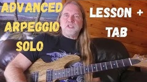 Advanced Arpeggio Solo (Sweep & Economy Picking) Full Breakdown + Free Tab
