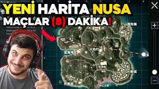 YENİ HARİTA NUSA GELİYOR! MAÇLAR 8 DAKİKA SÜRECEK! PUBG MOBILE