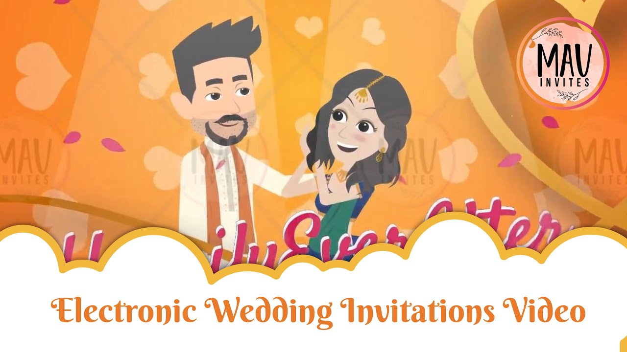 ✅ Custom Wedding Announcement | Modern Invitation | Electronic Wedding Invitations Video