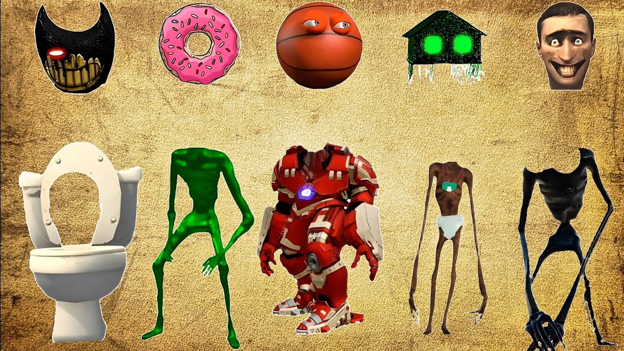 WRONG HEADS SIREN HEAD CAR, GREEN HOUSE HEAD, SCARY HOUSE, SIREN HEAD DOUBLE, SIREN HEAD THUNDERBOLT