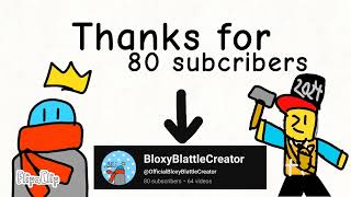 Thanks For 80 Subcribers