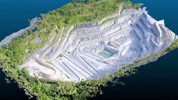 Mt Coot-Tha Quarry Point Cloud animation using CloudCompare