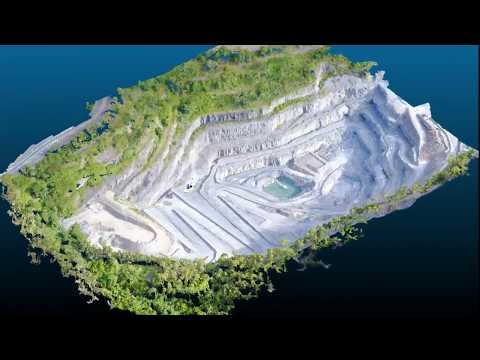 Mt Coot-Tha Quarry Point Cloud animation using CloudCompare