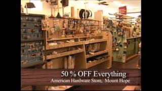 American Hardware closing - Ad 2